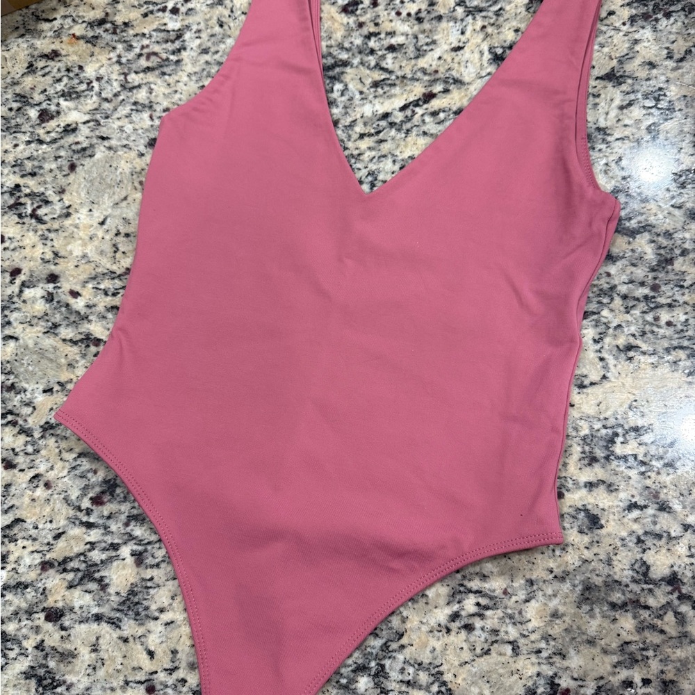 Aritzia Babaton Mauve One Piece Bodysuit Medium